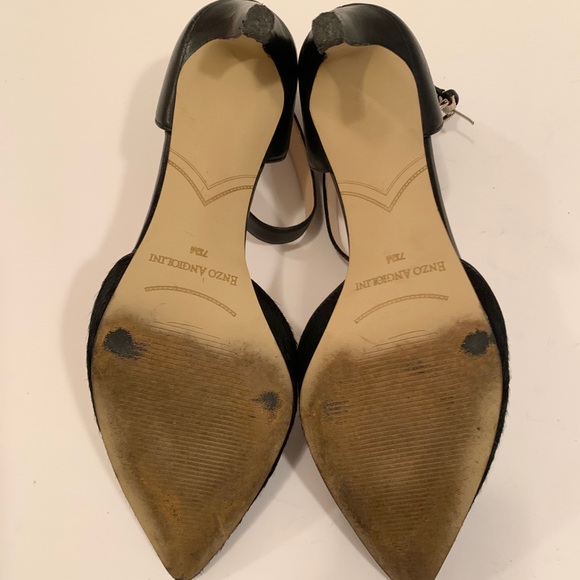 Enzo Angiolini black heels with ankle strap - Picture 8 of 8